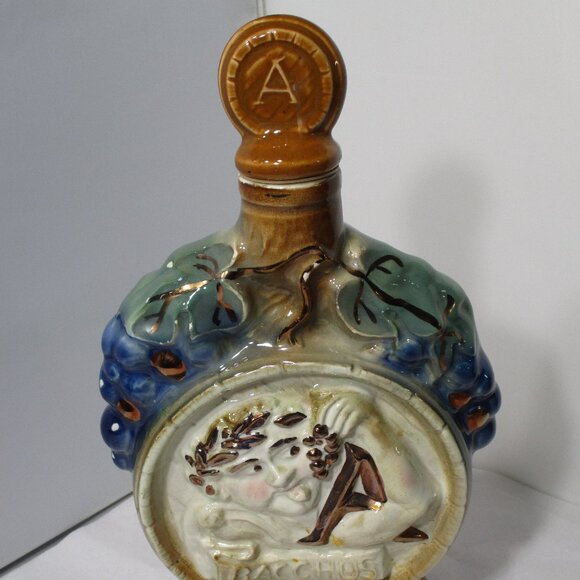 Vintage 1970 Jim Beam Bacchus Regal China Decanter Bottle Chicago - Picture 2 of 9